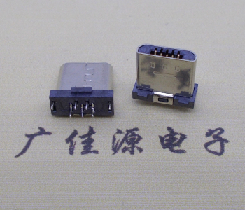 福建超短体micro usb立插公头