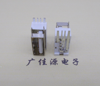 福建USB侧立式短体10.0尺寸 侧插加宽脚5A大电流插座