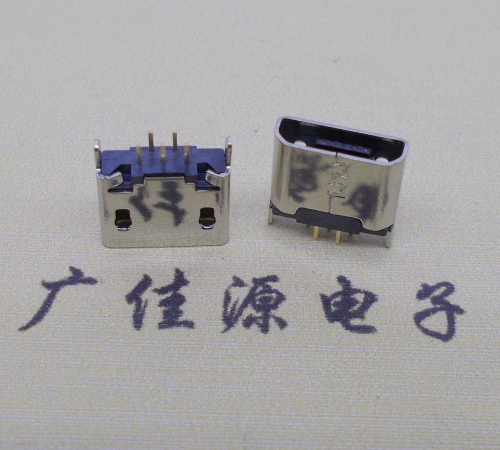 福建micro usb 5p母座 立插直口 高度6.0mm尺寸