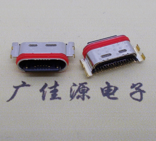 福建防水沉板usb type-c16p母座连接器