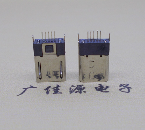 福建micro-迈克 插座 固定两脚鱼叉夹板1.0公头连接器