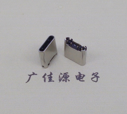 福建type c夹板公头12p外壳拉伸设计 可夹0.7MMPCB板 带快充高数据传输