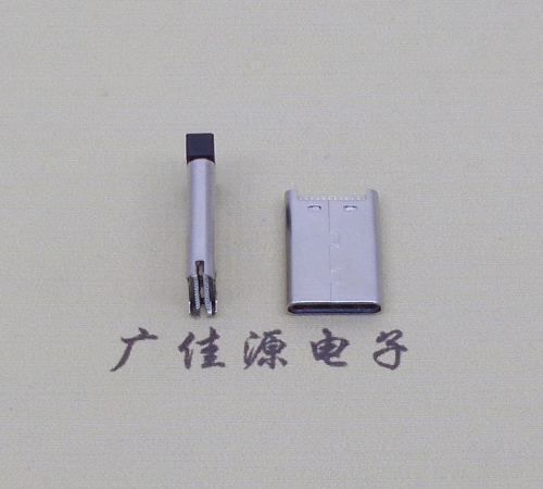 福建USB-C接口TYPE-C24P公头夹板0.7mm厚度PCB板 外壳拉伸式和铆压式具有高速数据传输和快速充电音频功能